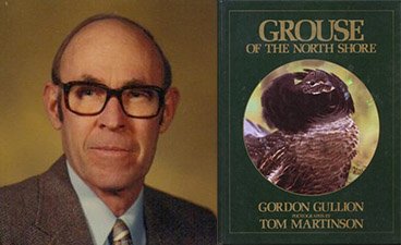 Gordon Gullion, Wildlife Biologist at the CFC from 1959 to 1991 with his published book Grouse of the North Shore